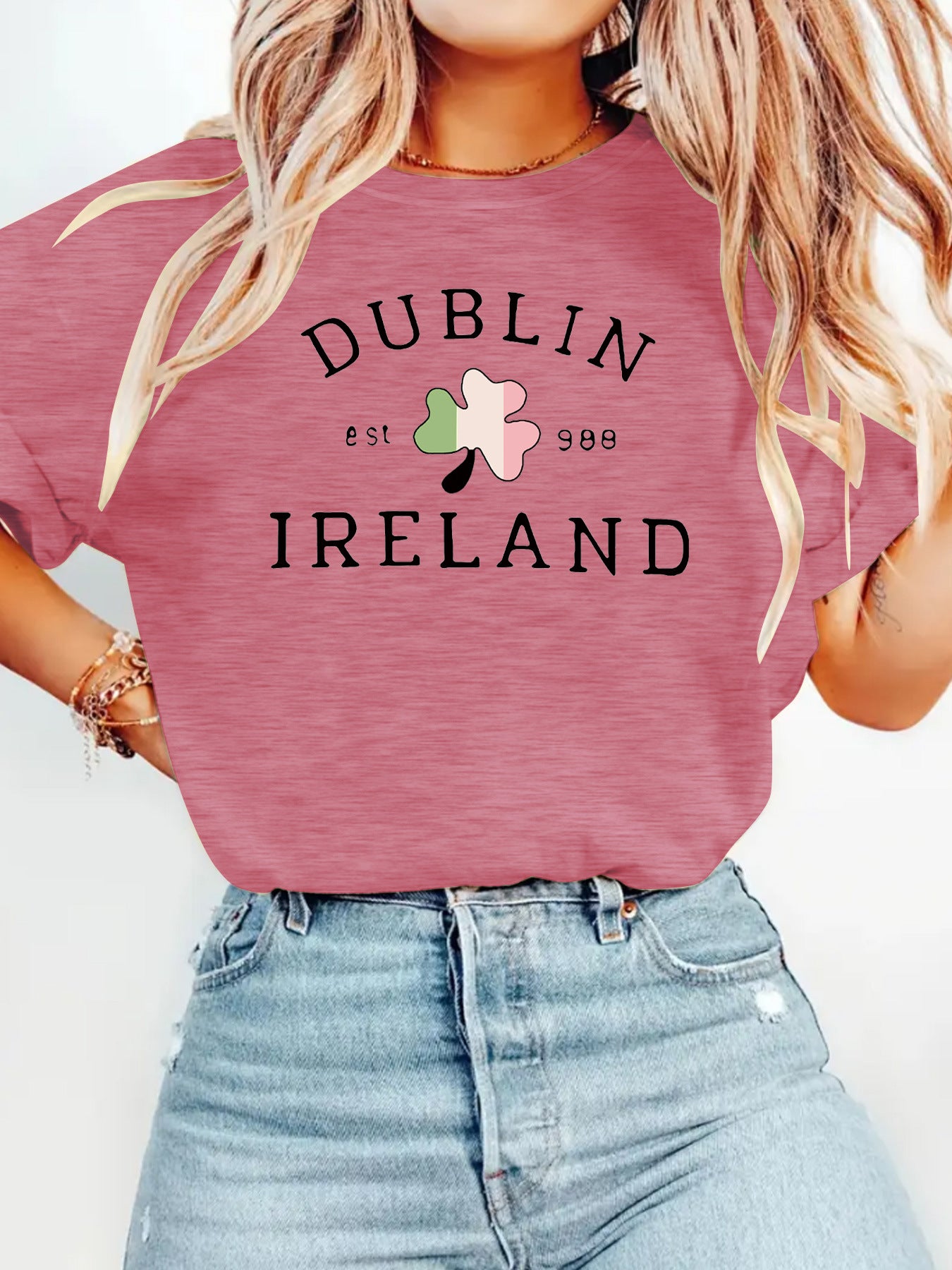 St. Patrick's Element Printed Short Sleeve