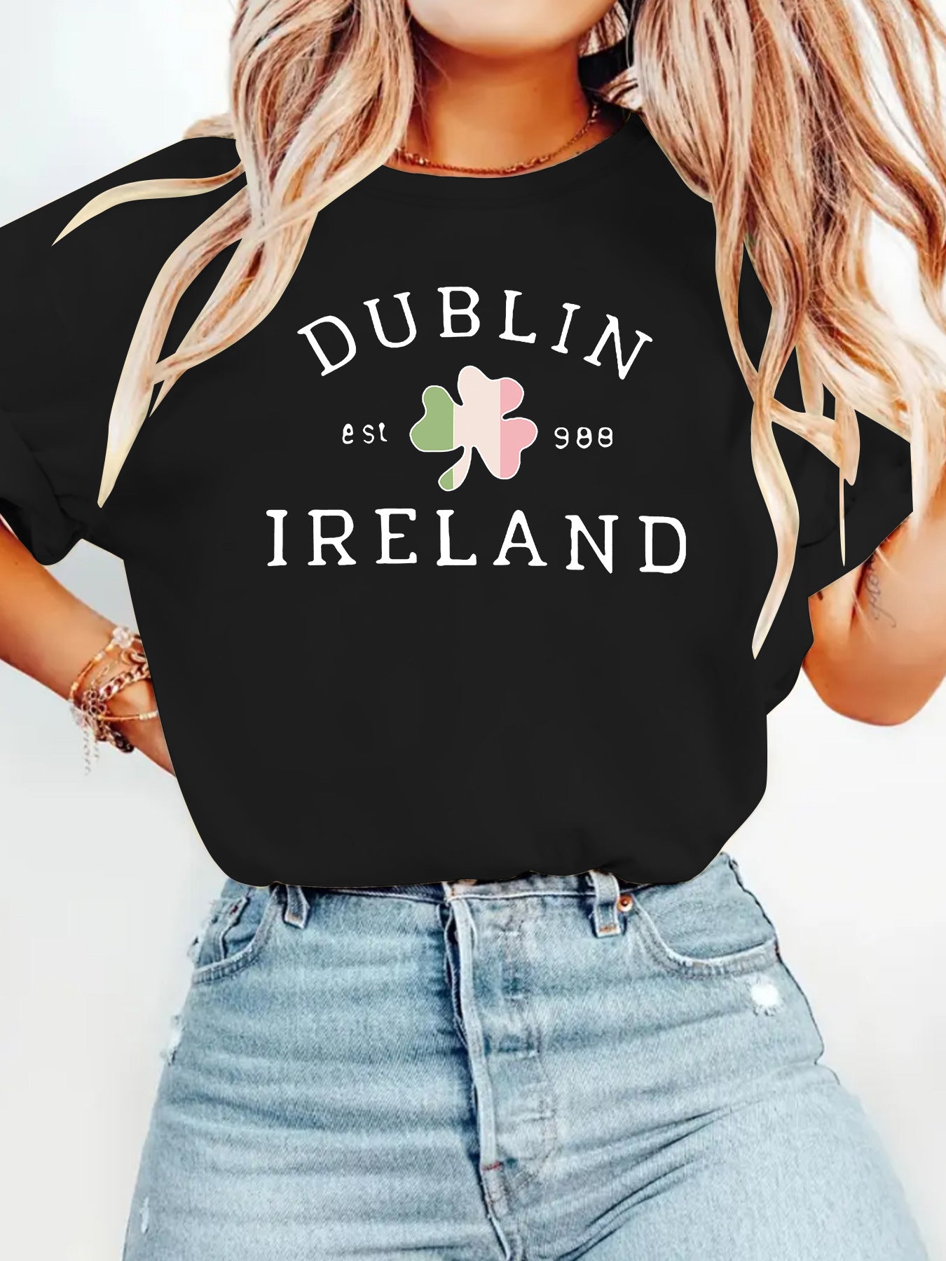 St. Patrick's Element Printed Short Sleeve