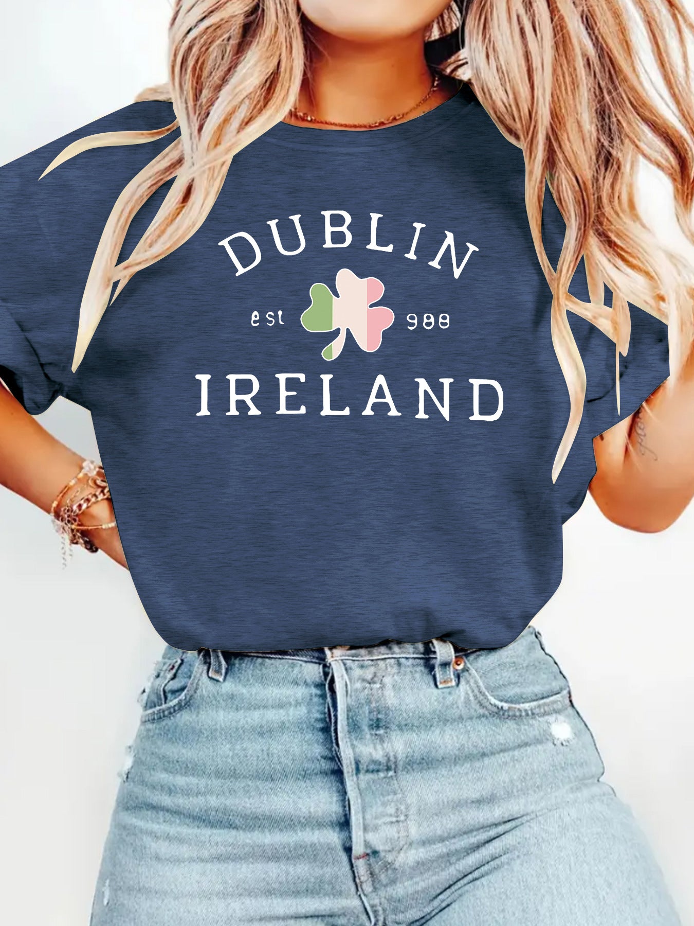 St. Patrick's Element Printed Short Sleeve